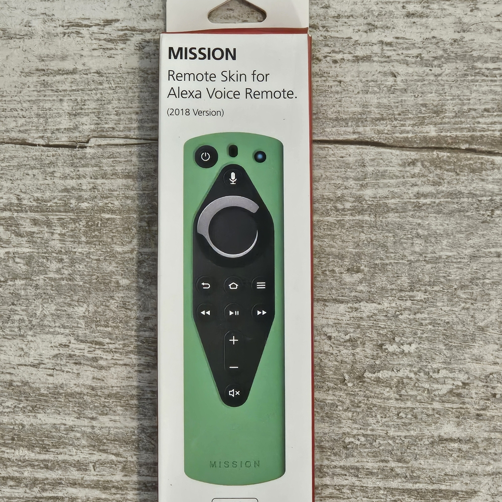 MISSION Green Remote Skin for Alexa Voice Remote (2018)